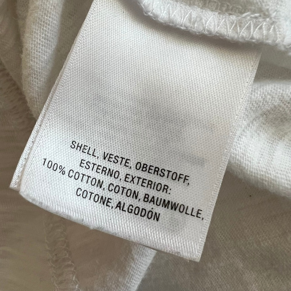 Maeve by‎ Anthropologie White Button Front Tie Waist Long Sleeve Shirt Medium - Picture 6 of 6